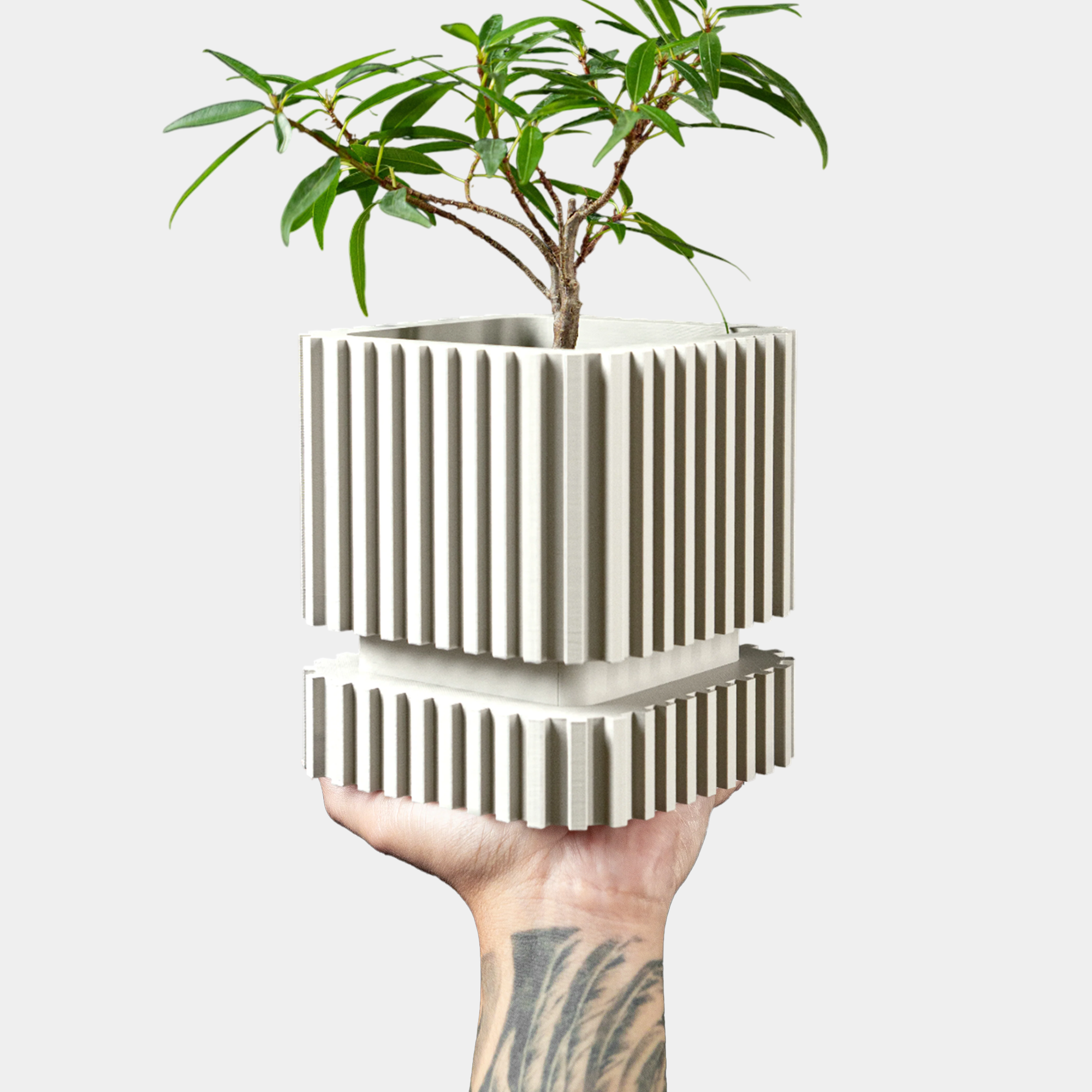 Küçük masaüstü saksılarla çalışma alanına doğallık kat. Minimal tasarımlar, ferah bir masa düzeni için Arcana aksesuar koleksiyonunda.